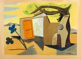 Sans titre by René Guiette, 1937, Gouache sur papier, sold Dec 2011