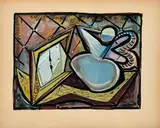 Sans titre (Nature morte à la cruche) by René Guiette, 1944, Gouache sur papier, sold Dec 2011