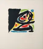 Maître graveur Contemporain by Joan Miró, 1970, Lithographie en couleur, sold Dec 2011