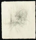 E.F.79.1 by Jules Lismonde, 1979, Crayon sur papier Japon, sold Dec 2011