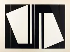 Sans titre by Gilbert Decock, Gouache VII, sold Dec 2011