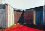 Sans titre, 1-04-97 (Site du port de Dakar) by Yvan Salomone, Aquarelle sur papier, sold Dec 2011