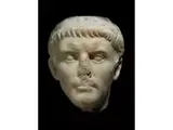 Untitled by Bedeutender Marmorkopf des römischen Kaisers Claudius, marble, offered Sep 2019