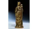 Untitled by Vergoldete Bronzestatue einer Madonna mit dem Kind, bronze, offered Sep 2019