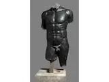 Untitled by Männlicher Torso in schwarzem Marmor, marble, sold Mar 2019