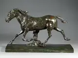 Cheval au Trot by Jean-Louis-Ernest Meissonier, bronze, sold Jun 2024