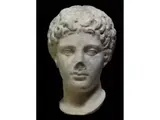 Untitled by Römischer Marmorkopf eines jungen Epheben, marble, sold Sep 2019