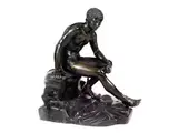 Untitled by sitzende Figur des Hermes Seltene, bronze, offered Jun 2019