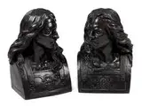 Untitled by Paar Bronzebüsten, bronze, offered Apr 2018