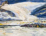 Anvil Cloud by David Alexander, 1992, acrylic on canvas, sold Jun 2018
