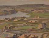 El Dorado by A. Y. Jackson, oil on board, sold Jun 2018