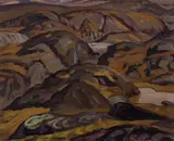 Labrador Hills by A. Y. Jackson, 1940, oil on board, sold Apr 2018