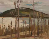 Wabush Lake, Labrador by A. Y. Jackson, oil on board, sold Apr 2018