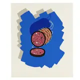 Big Sausage by Patrick Caulfield, Screenprint in colors, sold May 2022