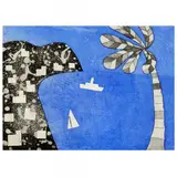 Mistral by Julian Trevelyan, Etching and aquatint in colors, sold May 2022