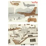 My Garden and Hangar (Two Works) by Julian Trevelyan, Etching and aquatint in colors on wove sheets, sold May 2022