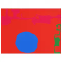 January 1973: 13 by Patrick Heron, Screenprint in colors, sold May 2022