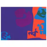January 1973: 18 by Patrick Heron, Screenprint in colors, sold May 2022