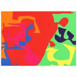 January 1973: 7 by Patrick Heron, Screenprint in colors, sold May 2022
