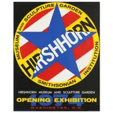 Hirshhorn Opening Exhibition Poster by Robert Indiana, Screenprint in colors, sold May 2022