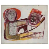 Untitled by Dick Mandell, Oil on canvas, sold May 2022