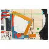 Untitled by Sam Middleton, Gouache on paper, sold May 2022