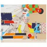 Composition by Sam Middleton, Silkscreen print in colors, sold May 2022