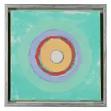 Sun Dog #1 by J.M. Henry, Oil and enamel over acrylic on canvas, sold May 2022