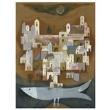 Jerusalem by Samy Briss, Lithograph in colors, sold May 2022