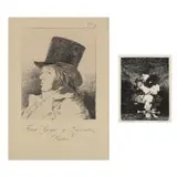 Francisco Goya y Lucientes, Pintor (Self-Portrait) and Tan bárbara la seguridad como el delito (The Little Prisoner) [Two Works] by Francisco Goya, Etching and aquatint, sold May 2022