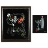 Strike It Rich and Jump Right In (Two Works) by Michael Godard, Each a giclée print in colors on canvas, sold May 2022