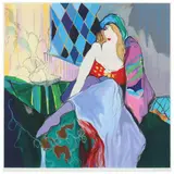 Painter's Model by Itzchak Tarkay, Serigraph in colors, sold May 2022