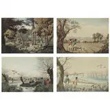 Four Sporting Prints by Robert Havell, Each a hand-colored etching and aquatint, sold Apr 2022