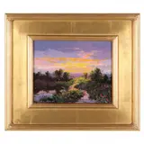 Reflections by Thomas DeDecker, Oil on board, sold Apr 2022
