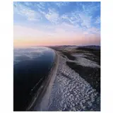 Beach with Dunes, Puerto Lobos and Cabo Tepoca, Mexico by Adriel Heisey, Color photograph, sold Apr 2022