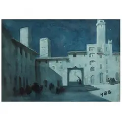 Moroccan Nocturne by Hercules Brabazon Brabazon, Watercolor, sold Apr 2022