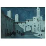 Moroccan Nocturne by Hercules Brabazon Brabazon, Watercolor, sold Apr 2022