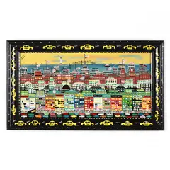 Little New York by Benny Carter, Latex on board, sold Apr 2022