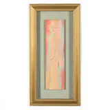 Standing Nude by Sterling Strauser, Oil on Masonite, sold Apr 2022
