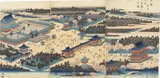 Untitled by Utagawa Hiroshige, Woodblock Triptych, offered Mar 2021