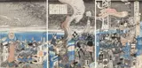Untitled by Utagawa Kuniyoshi, Woodblock Triptych, offered Mar 2021