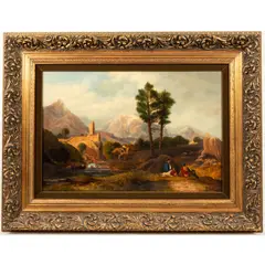 Highland Landscape with Figures by John MacWhirter, Oil on canvas, offered May 2026
