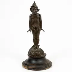 Wild Flower by Edward Berge, 1909, Bronze No, offered Dec 2025
