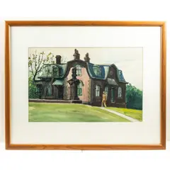 Wade Mansion- Cottage House Euclid at 30th by Lawrence Edwin Blazey, Watercolor, offered Dec 2025