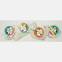 Cirling by Edwin Mieczkowski, 1997, Acrylic on wood and brushed aluminum, offered Sep 2025