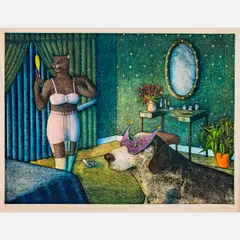 Before The Ball, Colored by Terry P. Speer, etching, offered Mar 2025