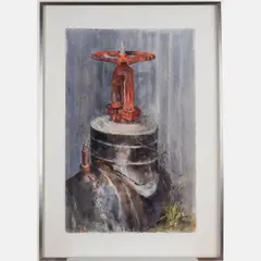 Untitled by Cynthia Cooley, 1982, Watercolor, offered Nov 2024
