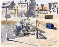 Untitled by Douglas Scott, Watercolor on Paper, offered Aug 2025