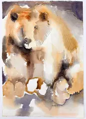 Untitled by Erika Hoeneman, Watercolor on Paper, offered Aug 2025