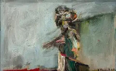 Untitled by Harold Frank, Mixed Media Painting, offered Feb 2024